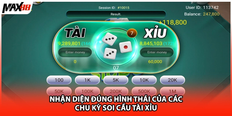 Nhận diện đúng hình thái của các chu kỳ soi cầu tài xỉu