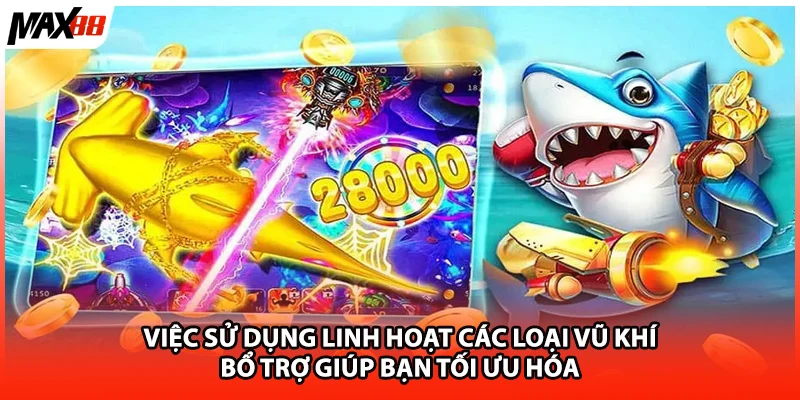 Việc sử dụng linh hoạt các loại vũ khí bổ trợ giúp bạn tối ưu hóa 